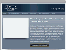 Tablet Screenshot of kansas-dui.com